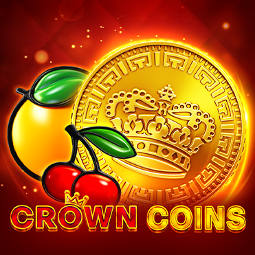 Crown Coins slot game image by Endorphina featuring gold coins, crown symbols, and a royal theme.