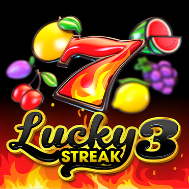 Lucky Streak 3 is a classic 3-reel fruit slot with flaming symbols, simple gameplay, and a risk game to double wins.
