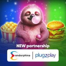 Endorphina and PlugNPlay partnership announcement highlighting the expansion of Endorphina’s premium online slot portfolio through a leading Brazilian B2B aggregation platform.